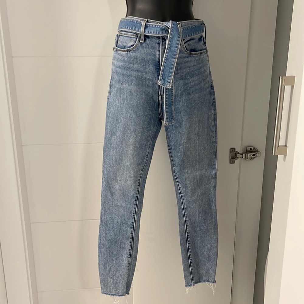 Womens ABERCROMBIE & FITCH Light denim Jeans, size 24